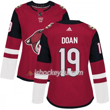 Dame NHL Arizona Coyotes Trøje Shane Doan 19 Adidas 2017-2018 Maroon Authentic